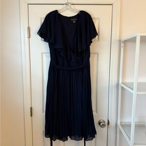 Jessica Howard Navy Midi Dress